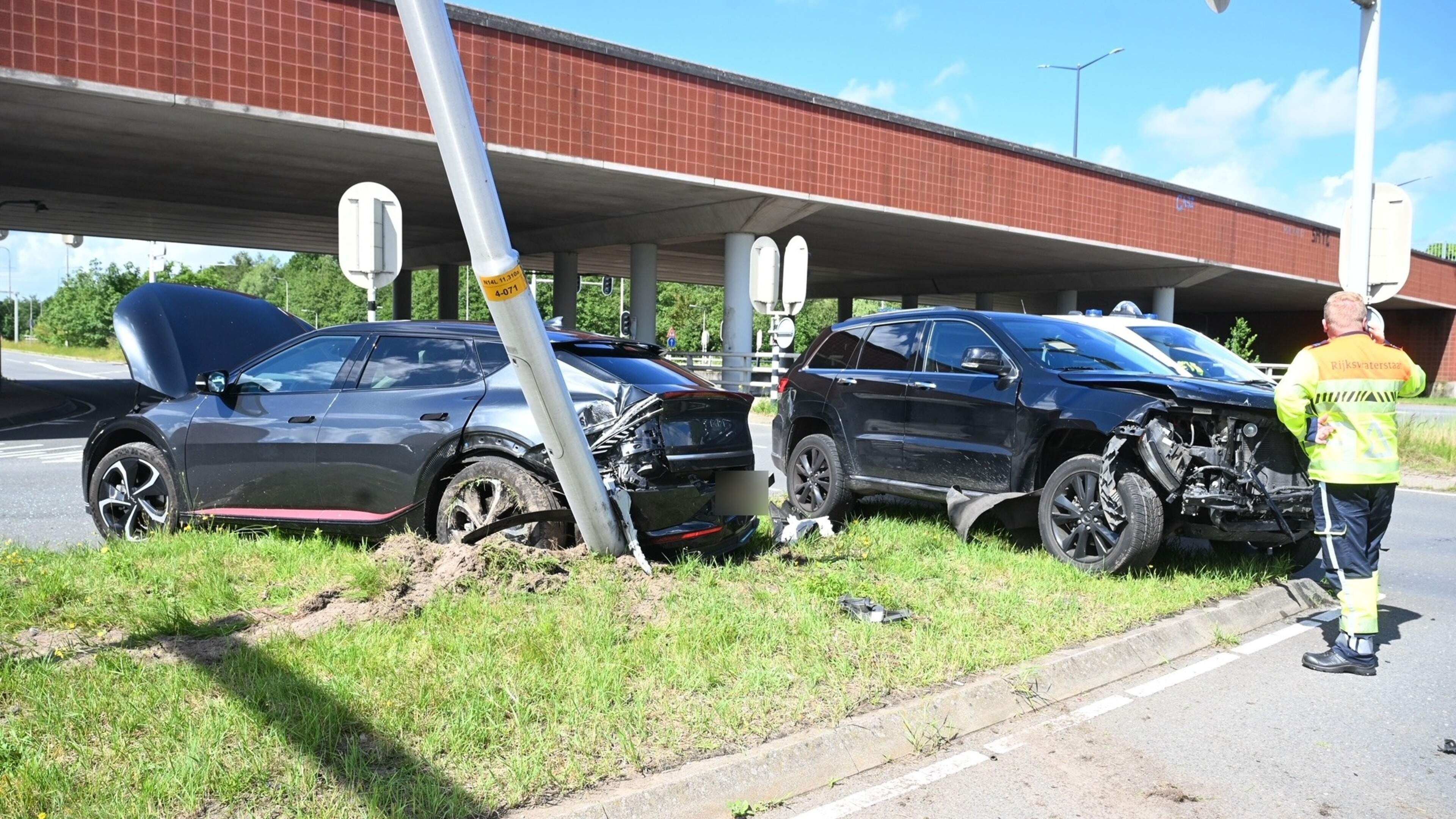 Drie auto’s betrokken bij aanrijding in Wassenaar, één gewonde.