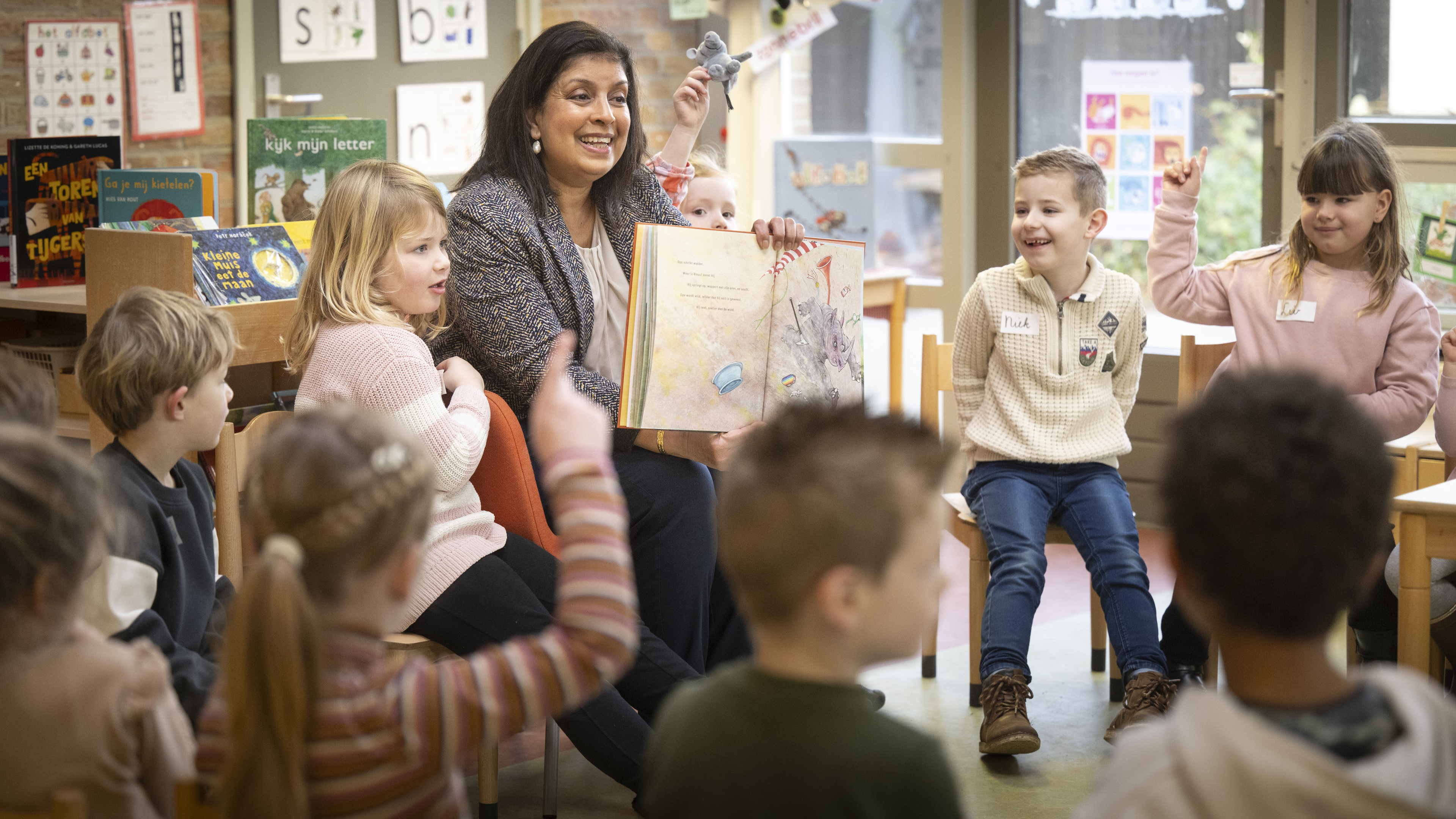 Staatsbezoek op de Katwijkse Willem van Veenschool