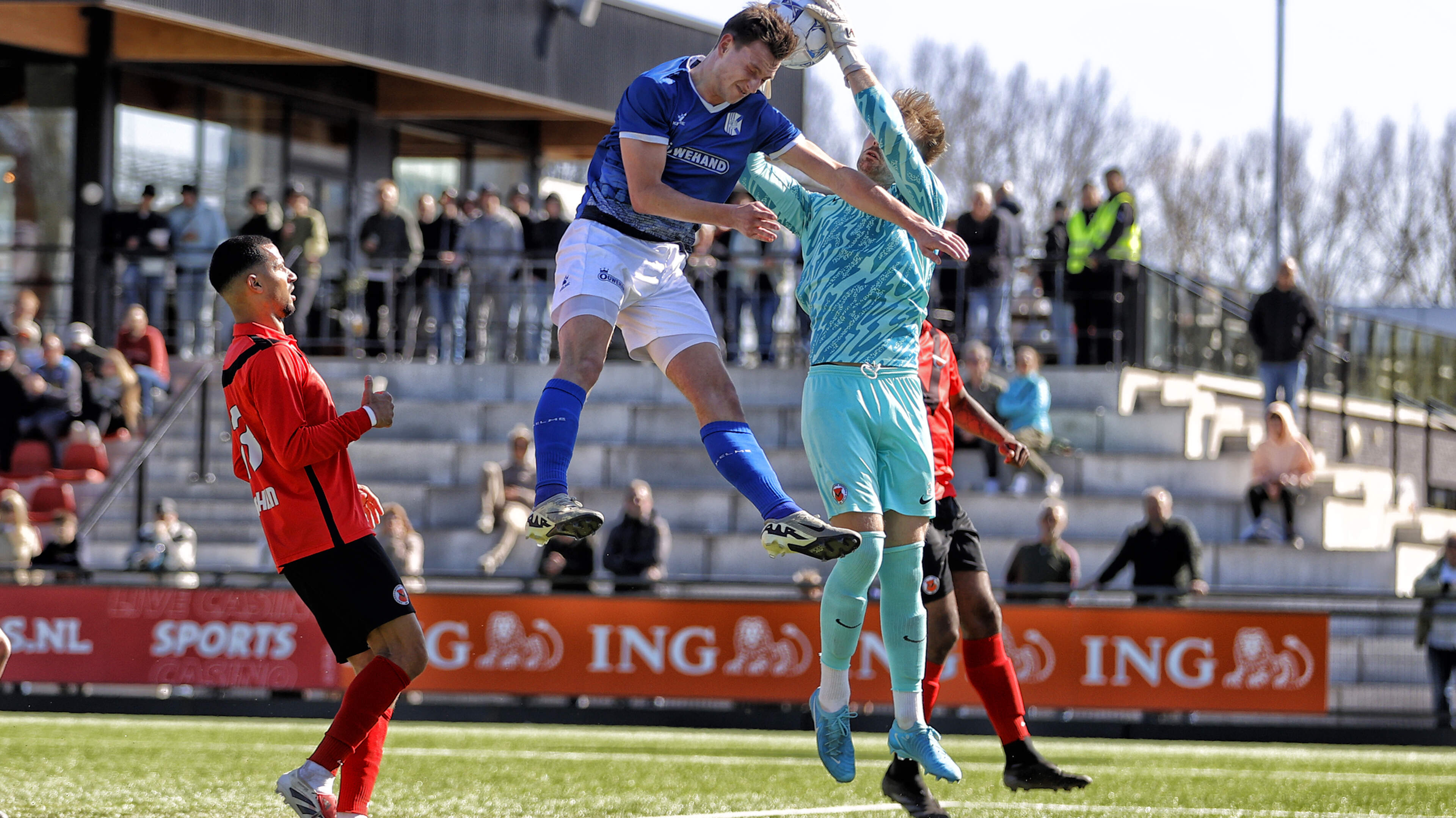 Quick Boys raakt niet van de kook na verlies bij AFC: ’We zijn nog nooit kampioen geweest, dus waaro