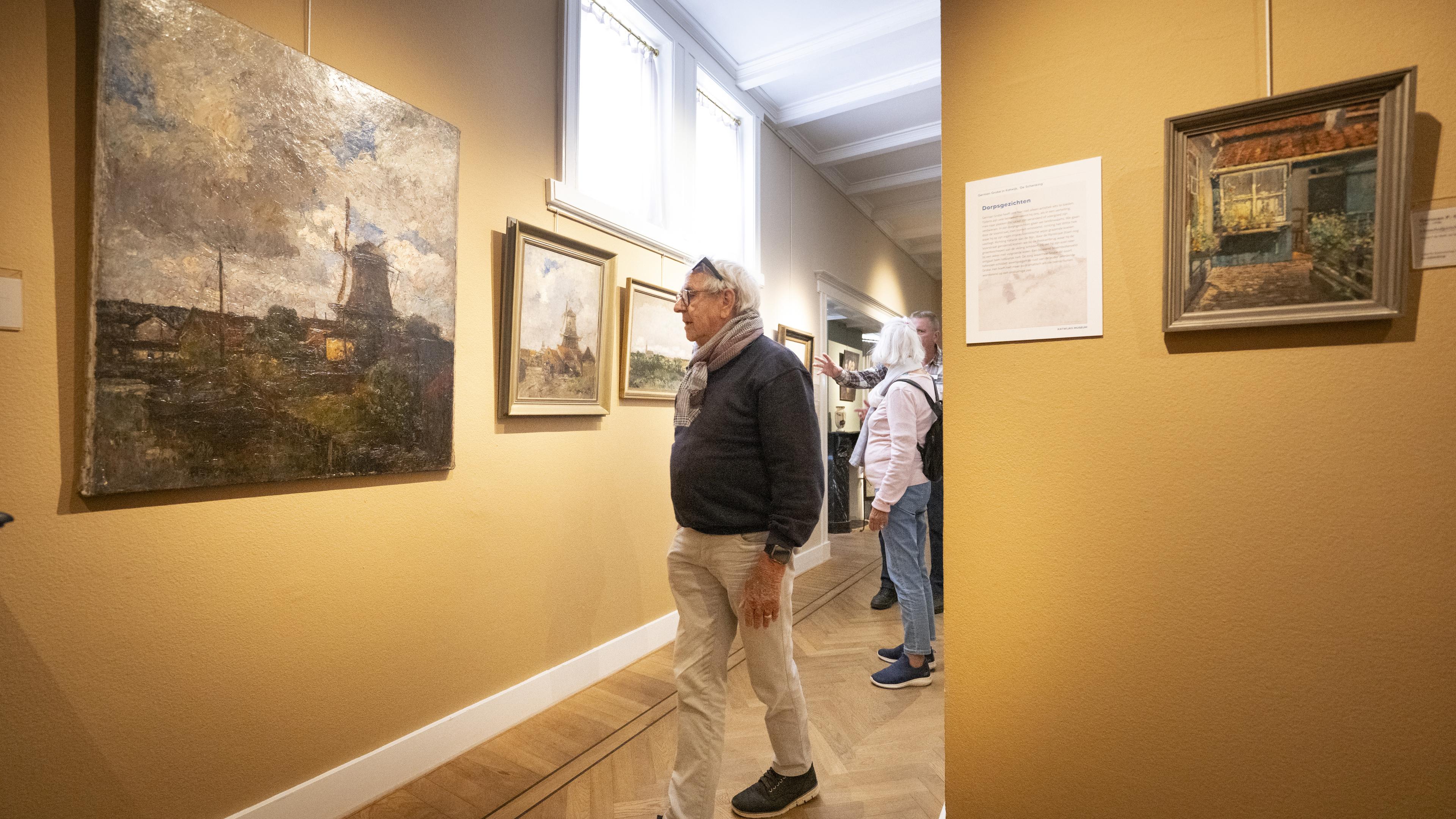 Ruim zestig schilderijen kreeg het Katwijks Museum cadeau voor nieuwe tentoonstelling over German Gr