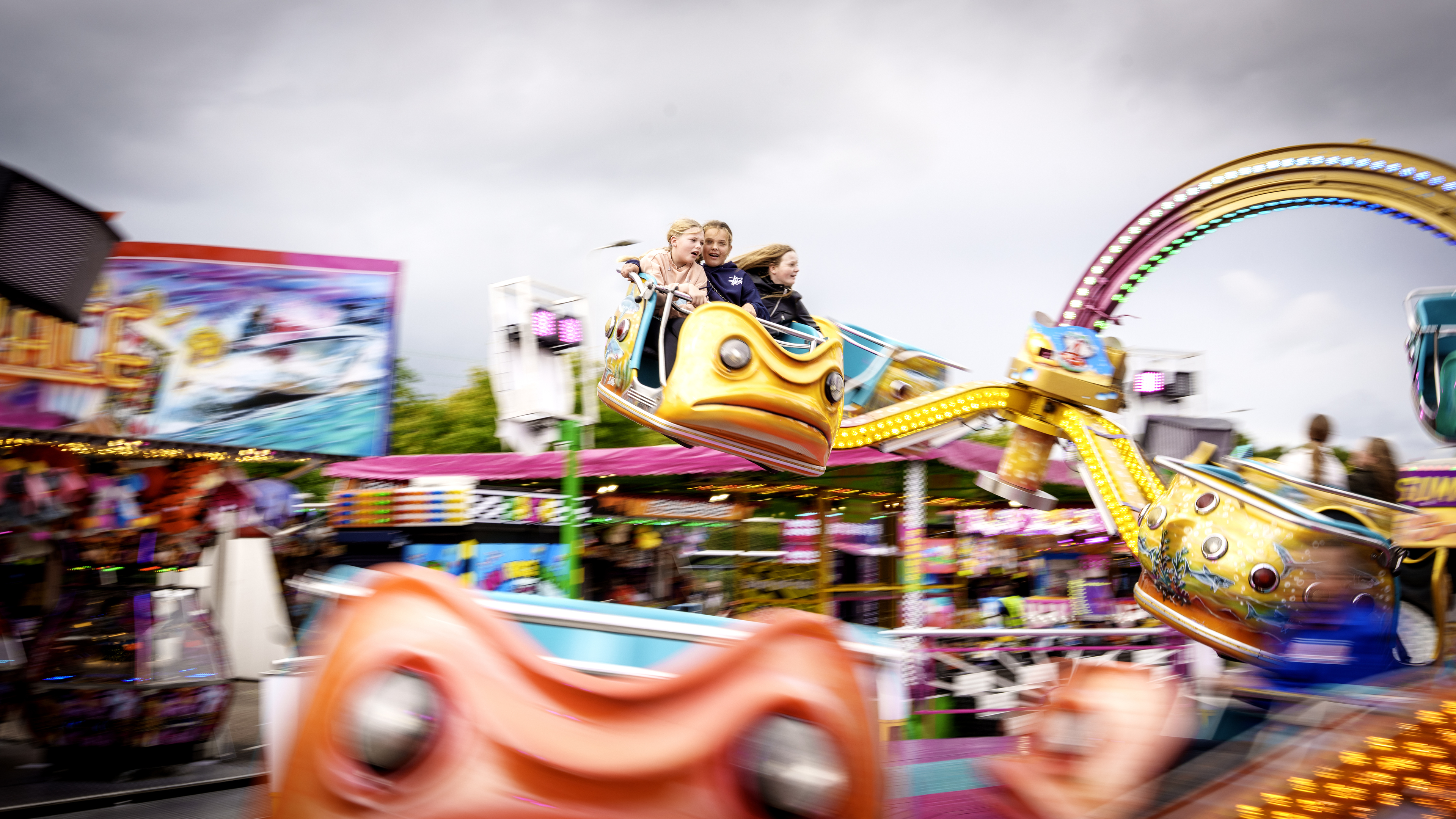 Geen najaarsfeesten zonder een rondje over de Voorhoutse kermis