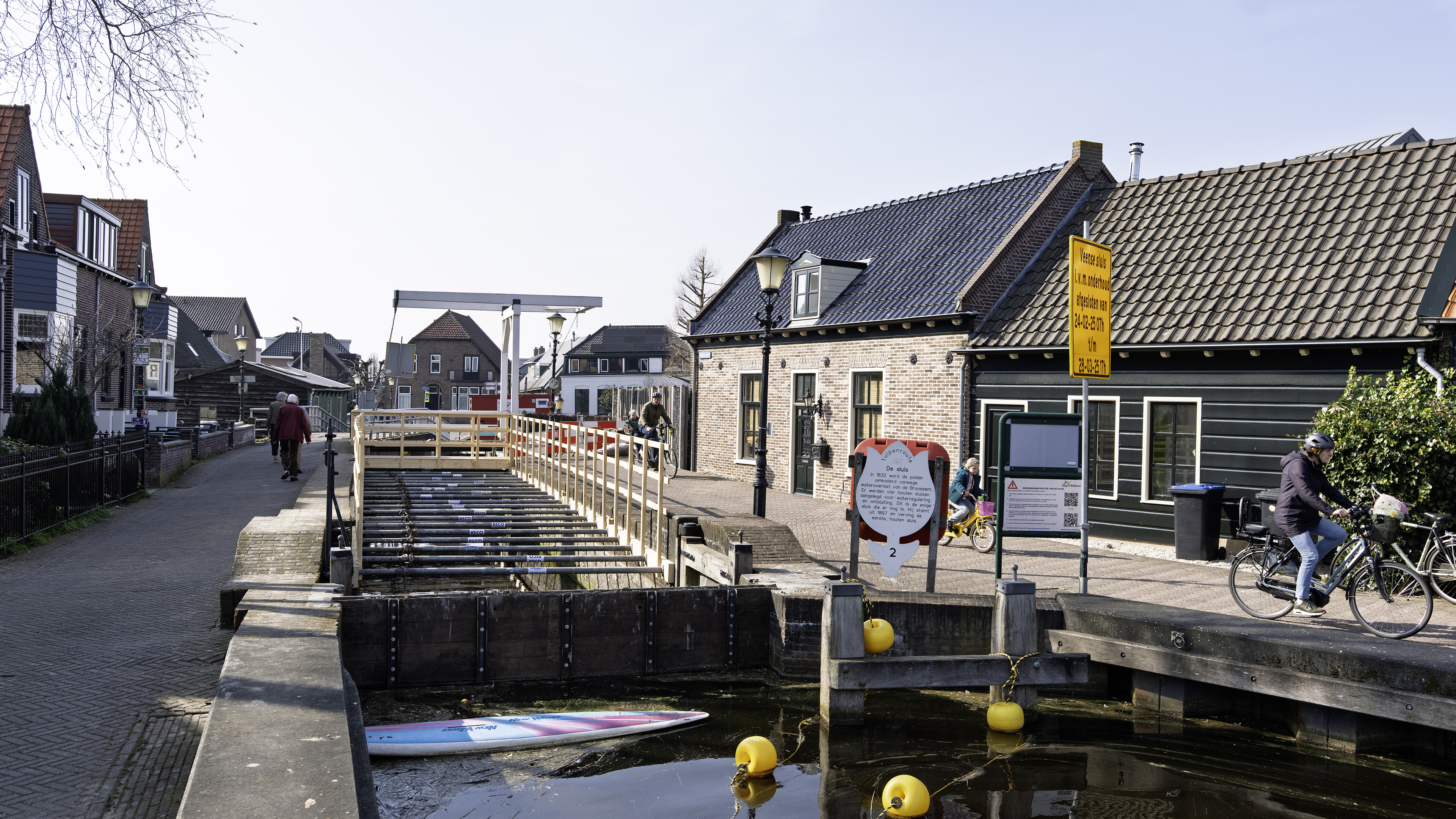Werk aan de Veense sluis eind deze week klaar