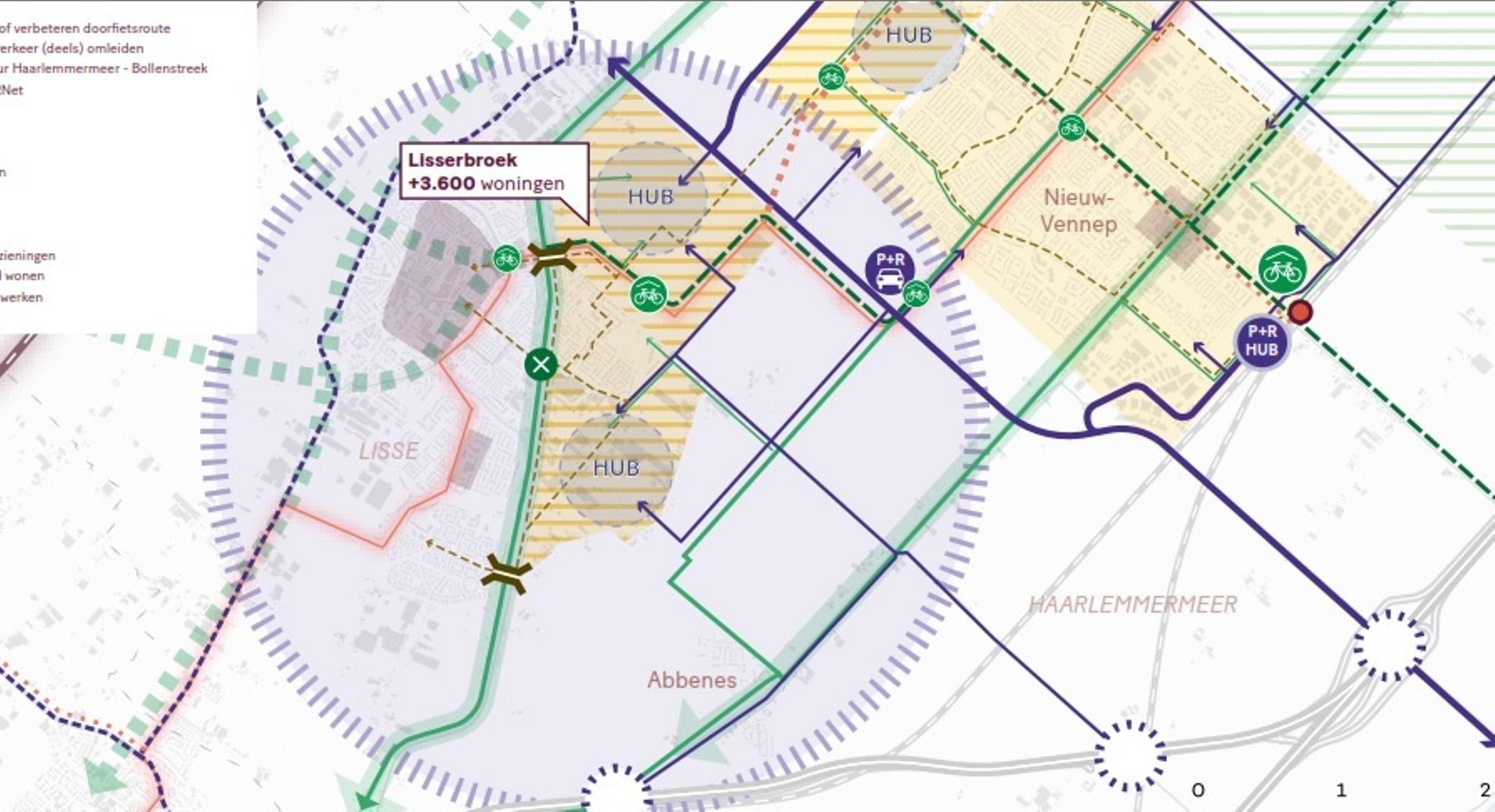 Noord-Holland wil tweede fietsbrug bij Lisserbroek