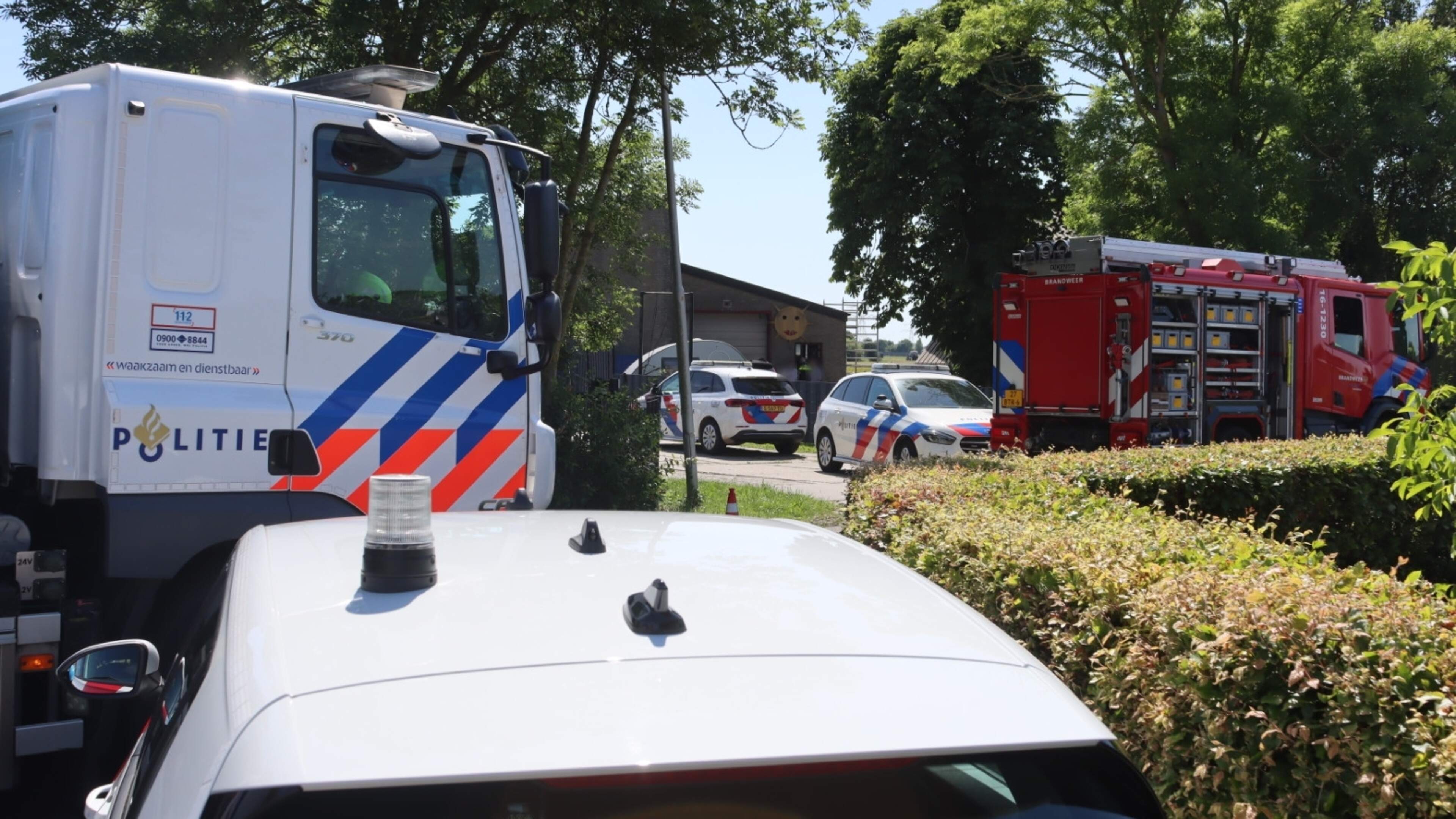 Man overleden in water bij ongeval in Lisse.